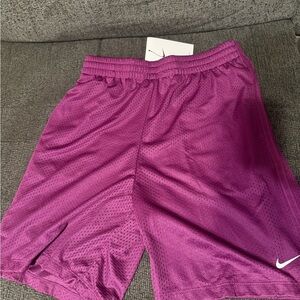 Nike kids Purple Athletic Shorts NEW